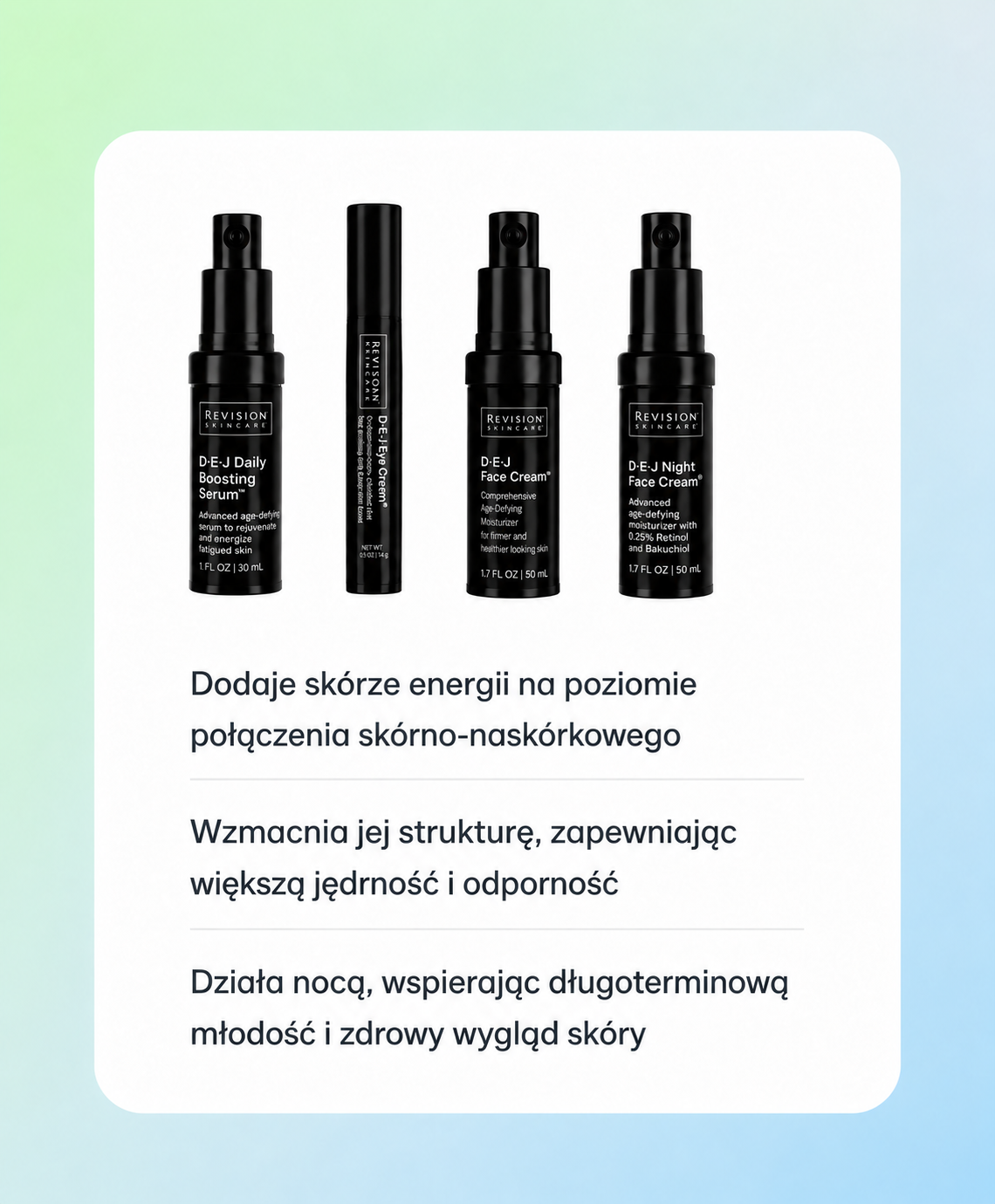 Revision Skincare D·E·J® Age-Defying Power Regimen